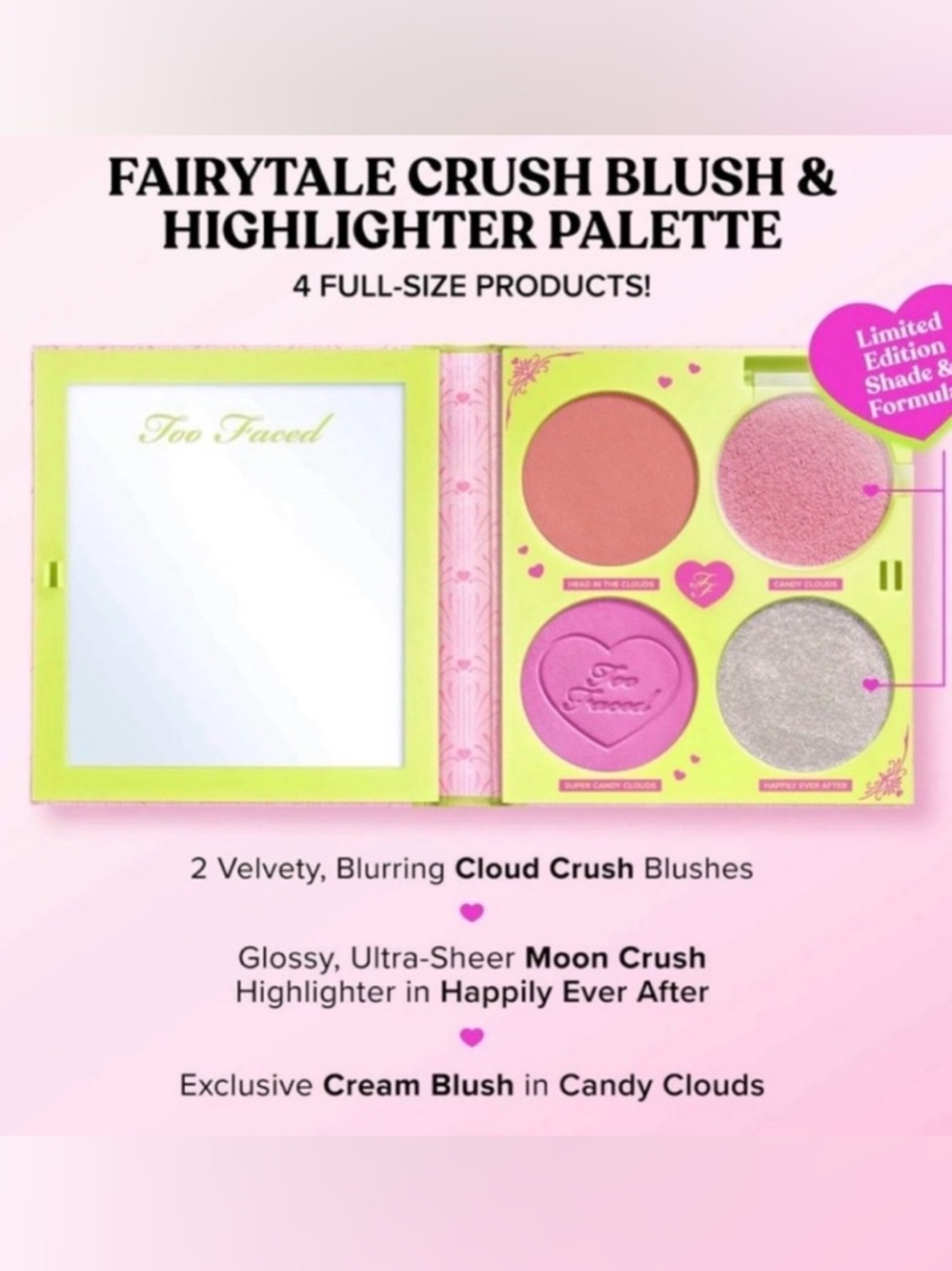 New Too Faced Face Fairytale Crush - Picture 11 of 14